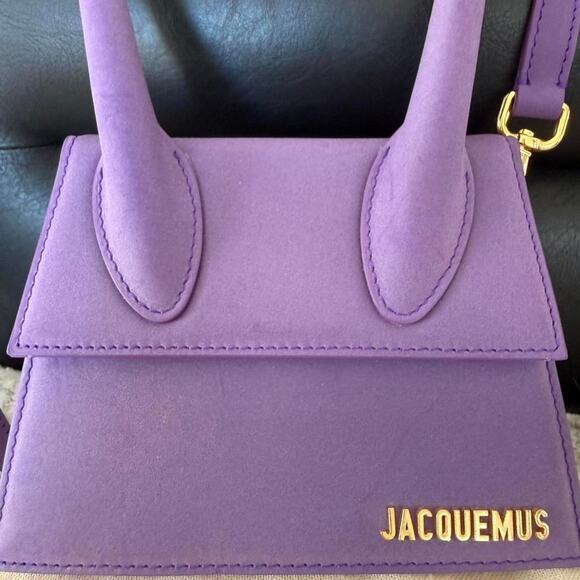 JACQUEMUS PURPLE LE CHIQUITO MOYEN BAG - Picture 4 of 8